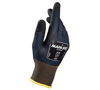 MAPAÑO® Profesional Ultrane Grip and Proof Talla 7 Guantes - Grande, Azul Oscuro/Negro
