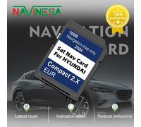 Mapas actualizadas Reino Unido Europa Sat Nav para Hyundai H1/i20/Santa Fe/Grand Santa Fe/Tucson 2024 sistema de navegación GEN2 tarjeta SD 16GB GPS for Hyundai Compact2