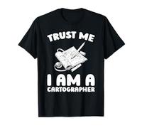 Mapas - Geografía Topografía Cartógrafo Camiseta