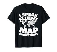 Mapas - Geografía Topografía Cartógrafo Camiseta