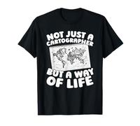 Mapas - Topografía Geografía Cartógrafo Camiseta