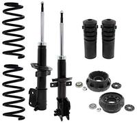 MAPCO 140936 Kit Juego de montaje amortiguador con muelle con cojinete para amortiguador telescópico con rodamiento con caperuza protectora/fuelle Delantero