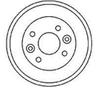 Mapco 35570 tambor de freno