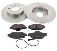 MAPCO Discos y pastillas de freno para FIAT: 500, Punto, Seicento & LANCIA: Ypsilon & FORD: Ka (Ref: 47011)