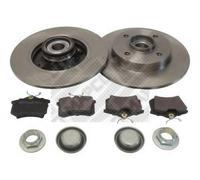 MAPCO Discos de Freno Trasero Pastillas para OPEL Crossland X (P17, P2QO)