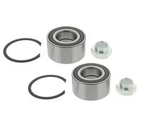 MAPCO Juego de cojinete de rueda 46026 eje delantero, ambos lados 37mm Diámetro exterior: 72mm Rodamiento a bolas de contacto angular contiene dos juegos de cojinetes de rueda Compatible con OPEL
