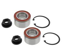 MAPCO Juego de cojinete de rueda 46640 eje delantero, ambos lados 39mm Diámetro exterior: 72mm contiene dos juegos de cojinetes de rueda Compatible con FORD FUSION JU Focus Mk1 Hatchback DAW, DBW