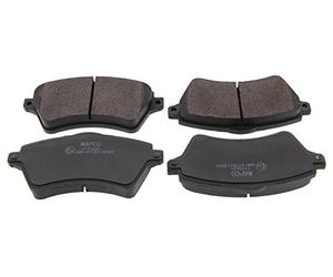 MAPCO Juego de pastillas de freno Delantero no preparado para indicador de desgaste 6742 Juego de pastillas de freno Compatible con LAND ROVER Freelander SUV L314 Freelander SUV Cabrio L314