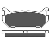 MAPCO Juego de pastillas de freno Trasero 6656 Juego de pastillas de freno