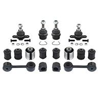 MAPCO Kit de brazos de suspensión Eje delantero arriba debajo Kit compatible con VW Transporter T4 Bus 70B, 70C, 7DB, 7DK, 70J, 70K, 7DC, 7DJ Transporter T4 Furgoneta 70A, 70H, 7DA, 7DH 53869