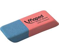 Maped 10033, Goma de borrar duo-gom, azul/rojo
