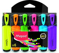 Maped 742557 marcador 6 pieza(s) fibre tip multicolor