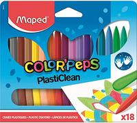 Maped 862012 - Estuche con 18 ceras duras