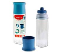 Maped 871803 bidón de agua uso diario 500 ml azul, transparente