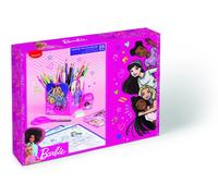 Maped Caja multiproducto con diseño Barbie - Ideal para Niños Creativos - Incluye Material Escolar de Calidad