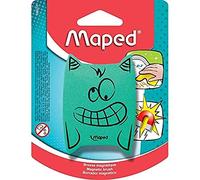 Maped - Accesorios para Pizarras - Borrador para Pizarras - Unidades - Diseños Lúdicos - Cepillo de Espuma Ligera - Forma Ergonómica - Magnético - 2 Colores
