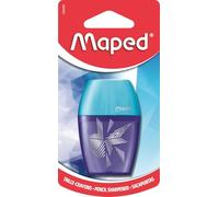 Maped Arctic Shaker - Sacapuntas con Depósito de Gran Capacidad, Diseño Ergonómico Redondeado, Afilado de Alta Precisión, Ideal para el Colegio y Estudiantes, Material Escolar