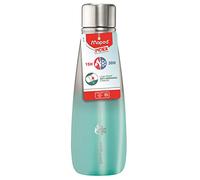 Maped - Botella de Agua - Colección Concept Adultos - Botella de Acero Inoxidable de 500 ml - Color Turquesa - Tapón Antigoteo - Tamaño Compacto para Llevar Contigo - Limpieza Sencilla