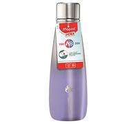 Maped - Botella de Agua - Colección Concept Adultos - Botella de Acero Inoxidable de 500 ml - Color Violeta - Tapón Antigoteo - Tamaño Compacto para Llevar Contigo - Limpieza Sencilla