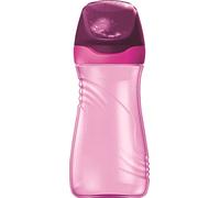 Maped – Botella de agua Origins Familia – 430 ml plástico rosa, fácil de abrir, antigoteo