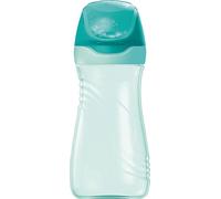 Maped - Botella de Agua - Colección Origins Familia - Botella de Plástico de 430 ml - Color Turquesa - Fácil de Abrir - Sistema Antigoteo y Antiderrames - Limpieza Sencilla