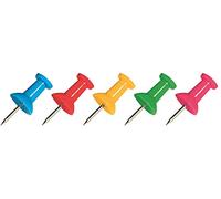 Maped Chinchetas de Colores, Pack de 25 Unidades, Ideal para Corcho y Pared, Acero Plastificado Resistente, Diseño Ergonómico para Fácil Agarre, Uso Escolar y Oficina
