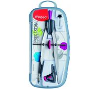 Maped - compás dibujo técnico - precision system caja con 3 piezas -