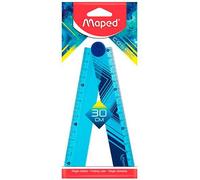 Maped cosmic - regla plegable (30 cm). azul o rosa, aleatorio