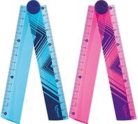 Maped Cosmic - Regla plegable (30 cm). Azul o rosa, aleatorio