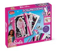 Maped Creativ Barbie Scrapbooking, Set de Manualidades Infantiles con 55 Accesorios para Personalizar Cuaderno y Láminas, Actividad Creativa para Niños desde 7 Años