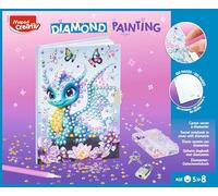 MAPED CREATIV Diamond Painting - Cuaderno de diamantes, kit creativo para decorar un cuaderno con diamantes brillantes de colores, actividad relajante para niños a partir de 5 años