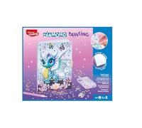 Maped Creativ Diamond Painting - Cuaderno para Decorar con Diamantes Brillantes, Kit Creativo para Niños +5 Años, Actividad Relajante de Mosaico con Gemas de Colores, Manualidad Personalizada