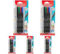 Maped CROTULADOR FINO GRAPH PEPS STD BLISTER X4(749144) (Paquete de 5)