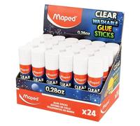 Maped Essentials 747549 - Pantalla adhesiva transparente lavable (24-0.3 oz)