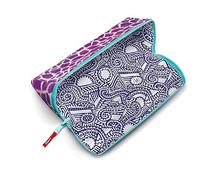 Maped - Material Escolar - Estuche Open XXL Effect Rosada - Diseño Triangular - Cierre con Cremallera - Dimensiones de 230 x 90 x 75 mm - Portatodo Reversible - Ideal para la Mochila