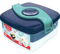 Maped Fiambrera Hermética Picnik Origins 14L, Tupper Portátil con Compartimentos Extraíbles, Apto para Microondas y Lavavajillas, Ideal para Niños y Adultos, Color Azul