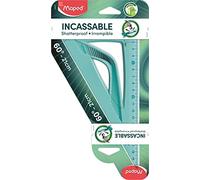 Maped Flex - Triángulos de plástico, 21 cm, color Surtido