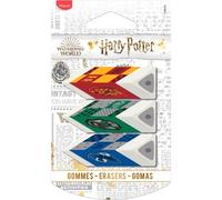 Maped - goma de borrar - colección harry potter - pack con 3 unidades
