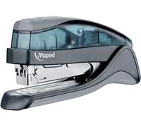 Maped - Grapadora de Oficina - Easy Half Strip - Grapadora Manual - Compatible con Grapas 24/6 y 26/6 - Profundidad de Grapado de 67 mm - Acabado en Gris Oscuro