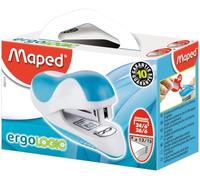 Maped - Grapadora de Oficina - Ergologic Mini 26/6 - Grapadora Manual - Zona de Apoyo Blanda - Compatible con Grapas 24/6 y 26/6 - Profundidad de Grapado de 27 mm - 3 Colores