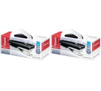 Maped - Grapadora de Oficina - Essentials Metal Pocket nº 10 - Color Negro - Modelo Compacto - Grapadora Manual - Quita Grapas Integrado - Profundidad de Grapado de 40 mm (Paquete de 2)