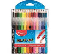 PACK COMBO MAPED COLOR PEPS 12 ROTULADORES + 15 LAPICES DE COLORES
