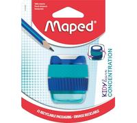 MAPED Kidy Learn, Sacapuntas Con Depósito Para Niños, Diseño Ergonómico Para Un Agarre Seguro, Afilado Preciso Y Limpio, Material Escolar De Para Un Aprendizaje Cómodo Y Divertido