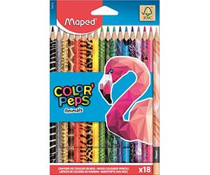 Maped Lápices Color'Peps Animals FSC, 100 g