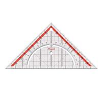 Maped m028700 Geometría triangular con mango, 1 pieza, 26 cm