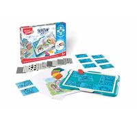 Maped - Manualidades para Niños - Textur'Art - A Partir de 5 Años - Temática de Fantasía - Incluye 1 Soporte, 7 Ceras de Colores, 15 Placas Modelo, 9 Placas con Textura y 5 Hojas A4