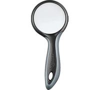 Maped - Material de Oficina -Ergologic - Lupa Redonda 50 mm - Aumento x 3 - Cristal Óptico Anti Deformación - Mango Ergonómico y Suave para Empuñadura Confortable