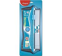 Maped - Material de Oficina - Precise Cut A4 - Guillotina de Papel para Cortes Rectos - Base Antideslizante - Cuchilla Auto Retráctil - Capacidad Máxima de 5 Hojas - Regleta en cm y Pulgadas