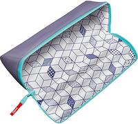 Maped - Material Escolar - Estuche Open XXL Púrpura - Diseño Triangular - Cierre con Cremallera - Dimensiones de 230 x 90 x 75 mm - Portatodo Reversible - Ideal para la Mochila