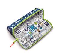 Maped Estuche Open XXL Trendy – Triangular con cremallera reversible Rosa/Azul/Morado